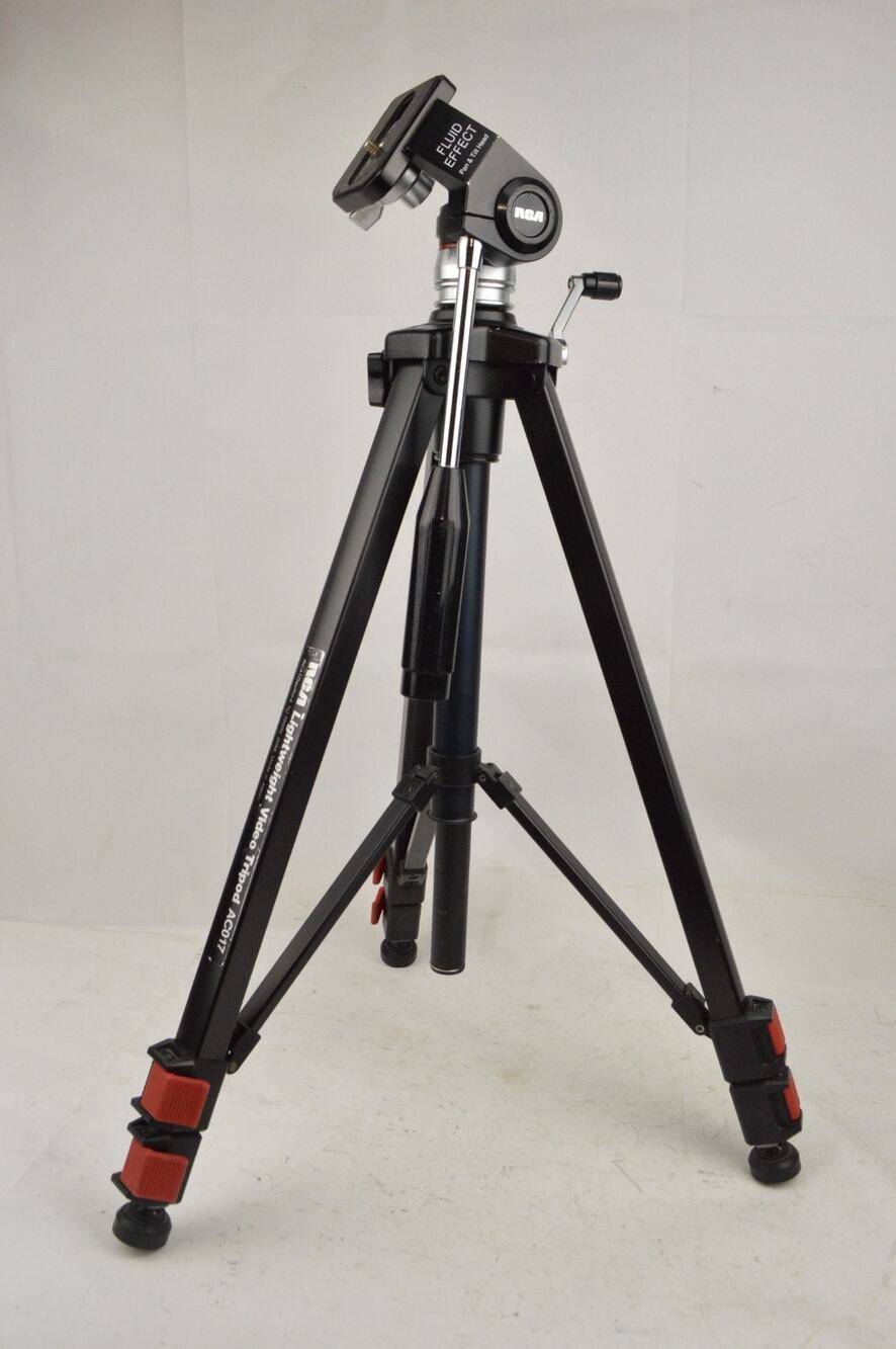 RCA AC017 Lightweight Video Camera Tripod Fluid Head w/ Quick Release Plate